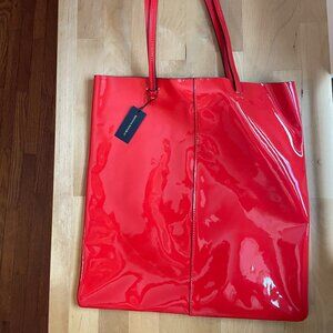 Banana Republic Red Patent Tote
